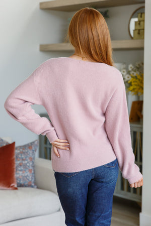 Plush Feelings V-Neck Sweater-Womens-mercuryfoodservice Shop for Women & Kids