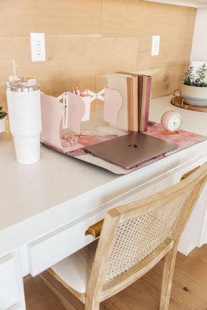 Boss Babe Expanding Desk Organizer in Pink-Womens-OS-mercuryfoodservice Shop for Women & Kids