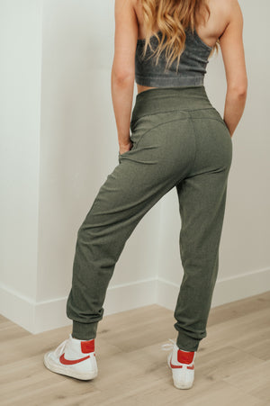 Where Are You High Rise Joggers in Olive-Womens-mercuryfoodservice Shop for Women & Kids