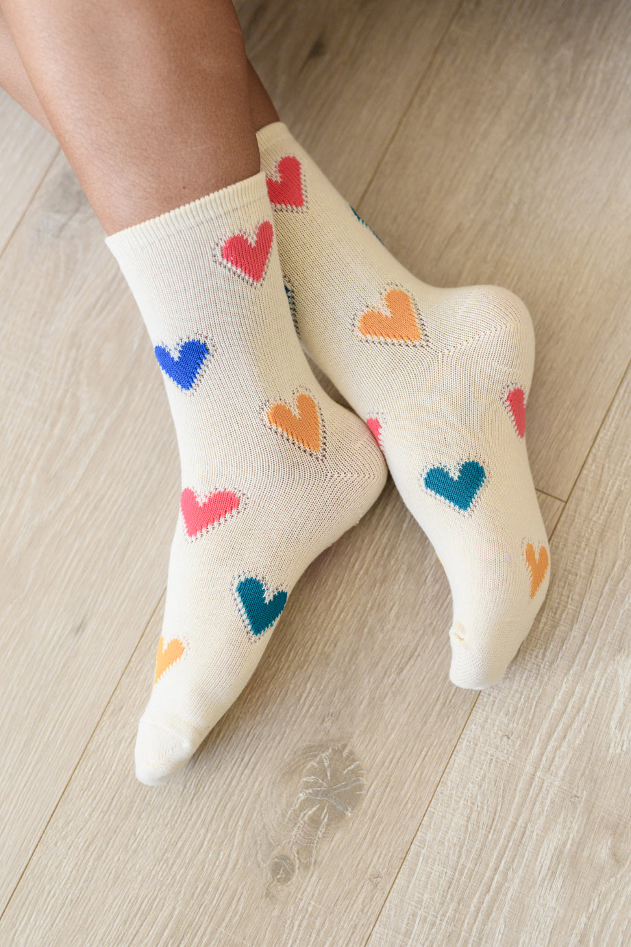 Woven Hearts Everyday Socks Set of 3-Womens-OS-AllyKat Boutique Shop for Women & Kids