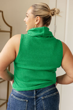 Before You Go Sleeveless Turtleneck Sweater-Tops-AllyKat Boutique Shop for Women & Kids