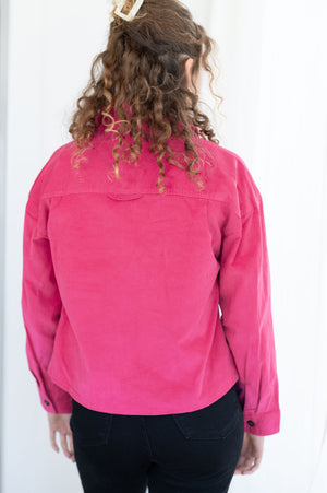 Perfect Pop of Pink Jacket-Womens-AllyKat Boutique Shop for Women & Kids