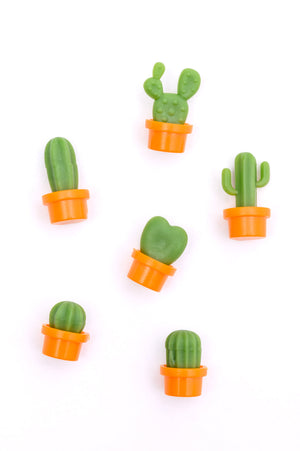 Plant Lover Cacti Magnet Set-Womens-OS-AllyKat Boutique Shop for Women & Kids